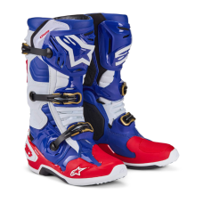 Alpinestars Crosslaarzen Tech 10 LE Union - Rood / Donker Blauw / Wit